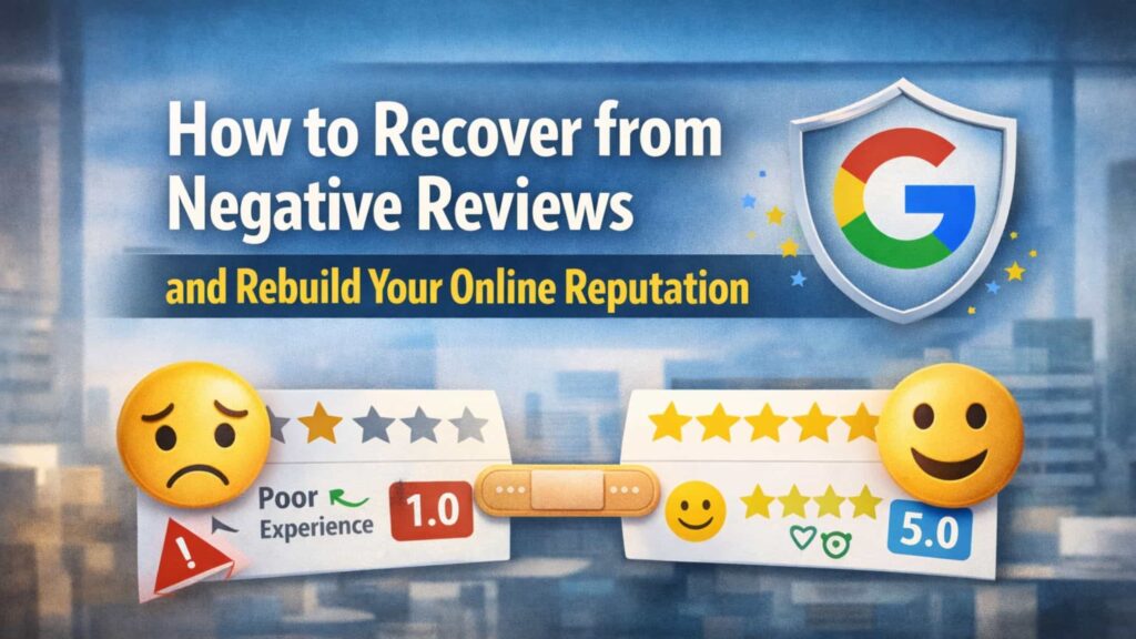 Know How to Recover From Negative Reviews