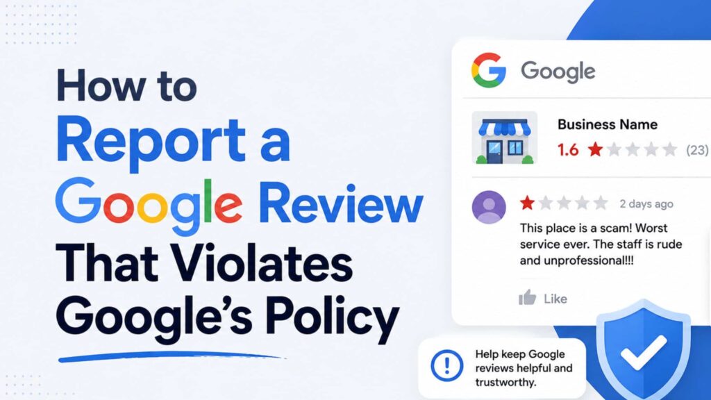 Know How to Report a Google Review That Violates Google's Policy