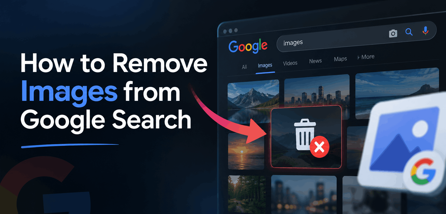 Know How to Remove Images from Google Search